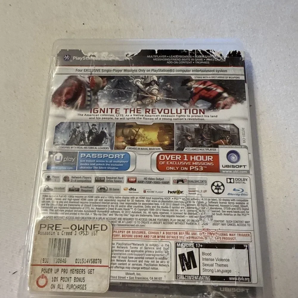 Assassin's Creed 3 - Sony PlayStation‎ 3